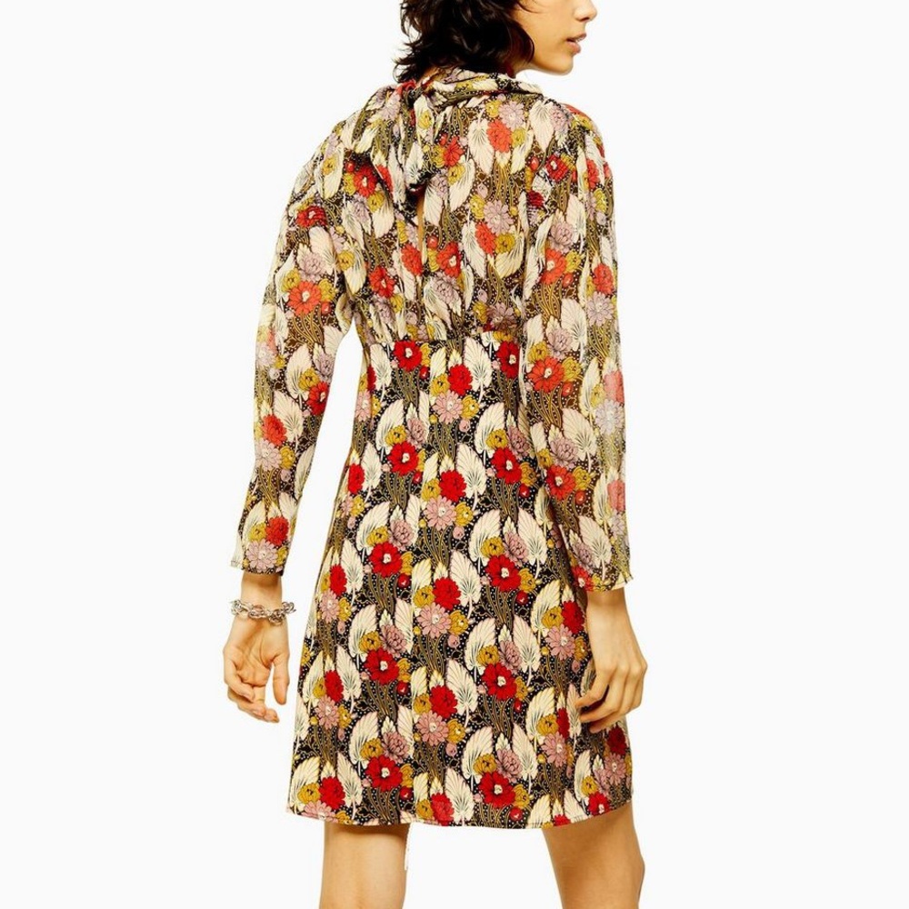 Topshop Empire Line Mini Dress - Picture 2 of 5